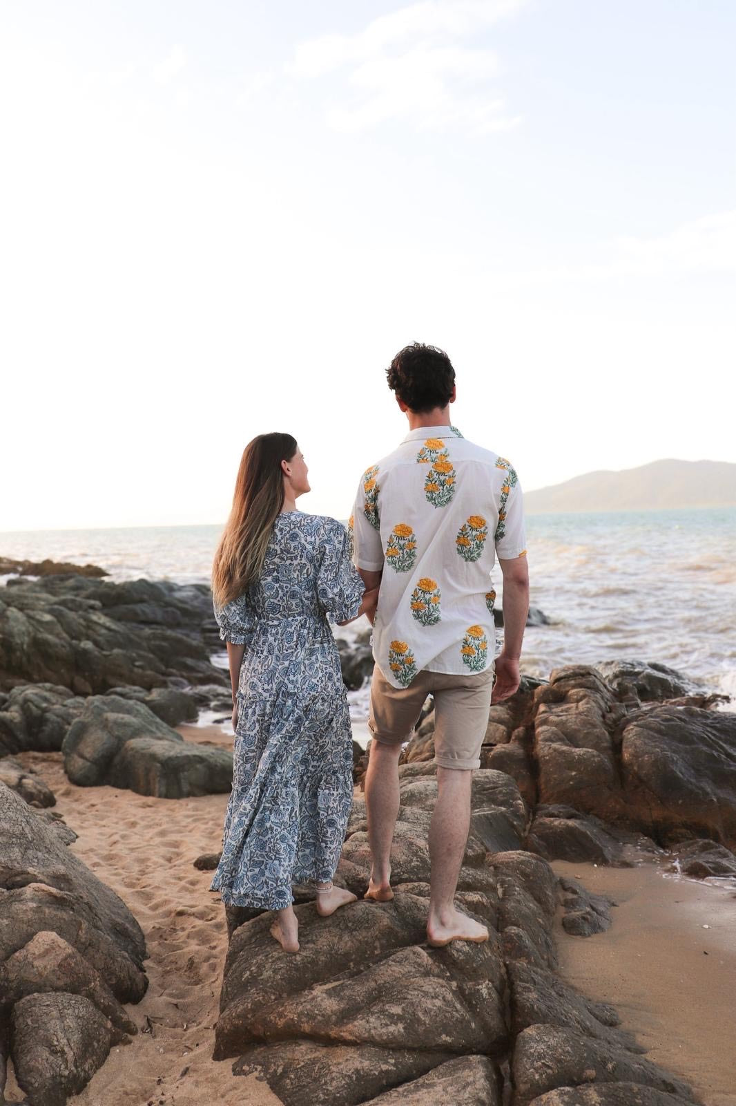 Detail of timeless design and breathable fabric