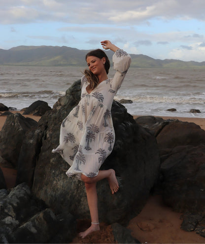 Detail of relaxed silhouette and minimal design